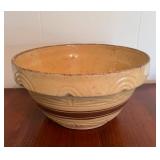 Vintage 10" Robinson Ransbottom Pottery Spongeware Mixing Bowl