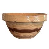 Vintage 10" Robinson Ransbottom Pottery Spongeware Mixing Bowl