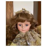 Vintage 21" Animated Porcelain Angel with Box