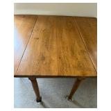 Vintage Drop Leaf Table (45.5" x 53.5" x 29") - BRING HELP TO MOVE