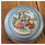 Neat Vintage Collectible Tins, Music/Powder Box/MCM Serving Trays and More!