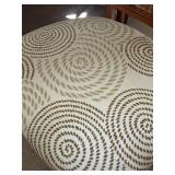 Vintage MCM Oval Dining Room Table with 4 Chairs (42" x 64.5") - BRING HELP TO REMOVE