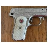RARE Vintage 1950s Hubley Army Colt 45 Toy Star Cap Gun & 1950 Hubley "Champ" Toy Cap Gun Pistol