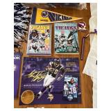Vintage Minnesota Vikings Memorabilia Lot
