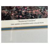 Limited Edition (295/1,110) and Signed "Seymour Gardens" The American Bandstand Collection Art Print by Schaefer/Miles in a 27" x  43" Frame
