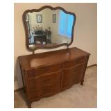 Vintage MCM DREXEL Dresser and Mirror - BRING HELP AND TOOLS TO REMOVE