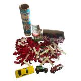 Vintage Toys - American Plastic Bricks, Tootsie Toy Ford Model A, Tonka Truck, Eldon 1970, and More!