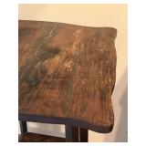Vintage Solid Wood End Table (30" x 16" x 16") in Used Condition