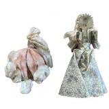 Vintage 1940s 1950s Angel Tree Toppers