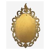 Vintage Burwood Products Syroco Ornate Wall Mirror & Pair of Syroco Wall Sconces
