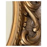 Vintage Burwood Products Syroco Ornate Wall Mirror & Pair of Syroco Wall Sconces
