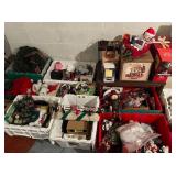Huge Vintage Holiday/Christmas Decorations Lot