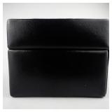 Wolf Designs Inc. Black Leather 5 Slot Watch Case. Locks with Keys.