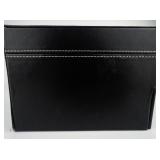 20 Slot Black Leather Watch Case with Pull-out Drawer