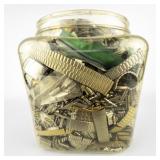 Massive Container of Watch Bands & Parts (!!!Guess how many??). ***18lbs***