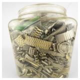 Massive Container of Watch Bands & Parts (!!!Guess how many??). ***18lbs***