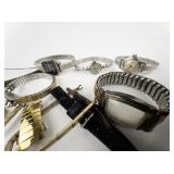 Assortment of  Five Mechanical Watches Bands & More!!!. Reference Pictures.