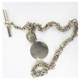Set of two  Gold Tone Watch Chain Fobs .