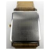 Seiko #9020-5399 stainless steel and base metal Quartz Analog watch. New Battery Installed.