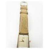 Seiko #9020-5399 stainless steel and base metal Quartz Analog watch. New Battery Installed.