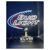 Bud Light Super Bowl XLVIII Neon Sign
