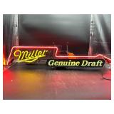 Miller Genuine Draft Guitar Neon Sign