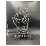 Spuds Bud Light Neon Sign