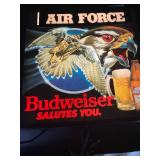 Air Force Budweiser Sign