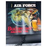 Air Force Budweiser Sign