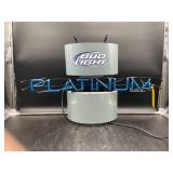 Bud Light Platinum Neon Sign