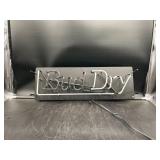 1989 Budweiser Bud Dry Beer Neon Sign