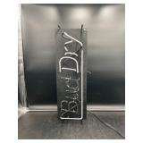 1989 Budweiser Bud Dry Beer Neon Sign
