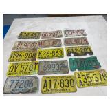 Vintage Wisconsin License Plates