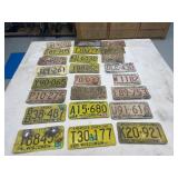 Vintage Wisconsin License Plates