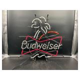 Budweiser Palm Trees, Sun & Waves Neon Sign
