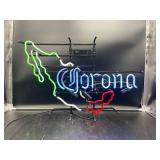 Corona Beer Map of Mexico Neon Sign