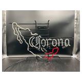 Corona Beer Map of Mexico Neon Sign