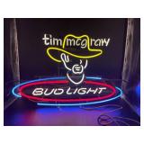 Tim McGraw Bud Light Neon Sign