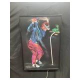Terry Rose Neon Art Golf Picture