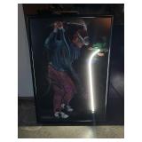 Terry Rose Neon Art Golf Picture