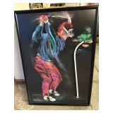 Terry Rose Neon Art Golf Picture