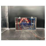 Vintage Pepsi-Cola Mirror Glass Faux Neon Light Up Sign  (NOT NEON)