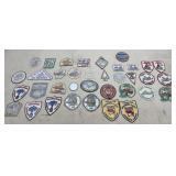 Collection of Vintage Snowmobile Club Patches