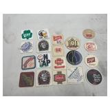 Assorted Vintage Beer Coasters