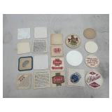 Assorted Vintage Beer Coasters