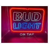 Bud Light On Tap Neon Sign