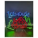 Icehouse Cabin Neon Sign