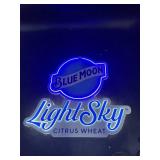 Blue Moon Light Sky Sign