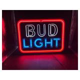 Vintage Bud Light Neon Sign