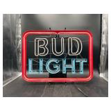 Vintage Bud Light Neon Sign
